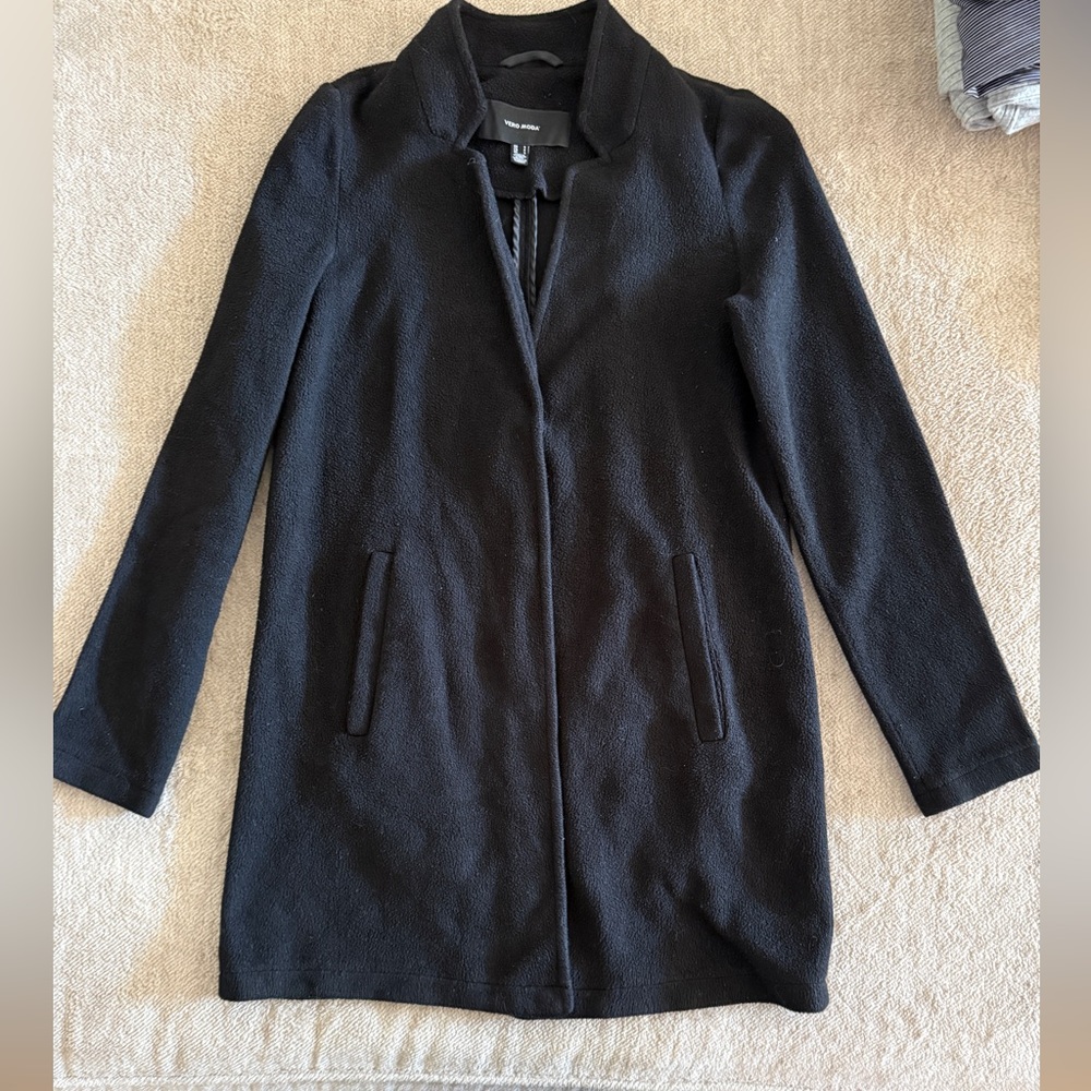 Vero Moda Black Light Dress Coat